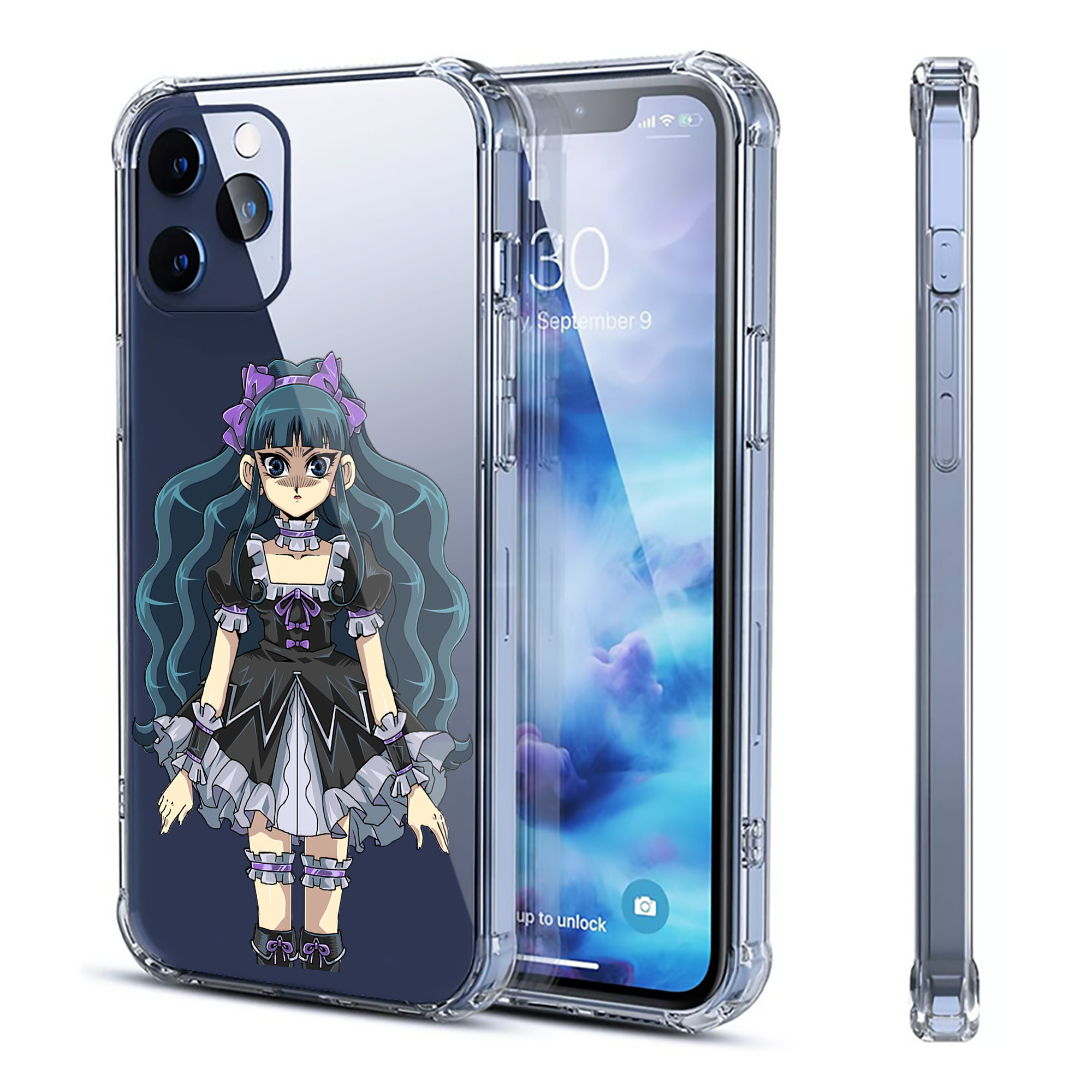 （画像用） 遊☆戯☆王 Yu-Gi-Oh! 【iPhone 12シリーズ対応】透明スマホケース（クリアソフトケース）